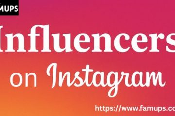 Influencers on Instagram