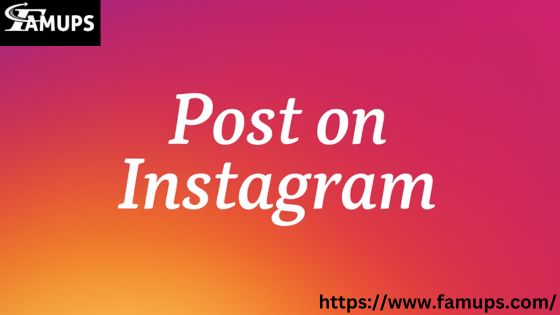 Post on Instagram