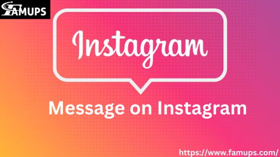 Message on Instagram