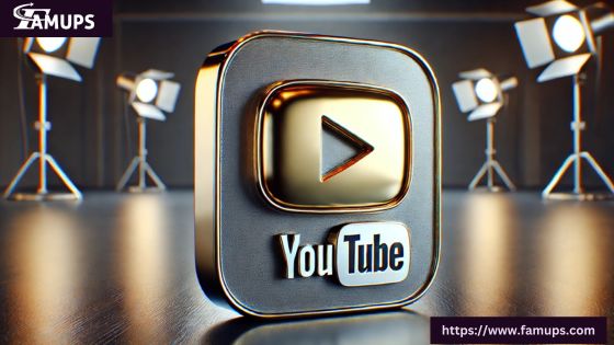 Golden YouTube Play Button