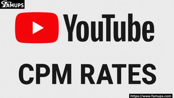 YouTube CPM rates