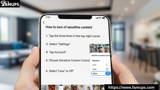 how to turn off sensitive content on instagram